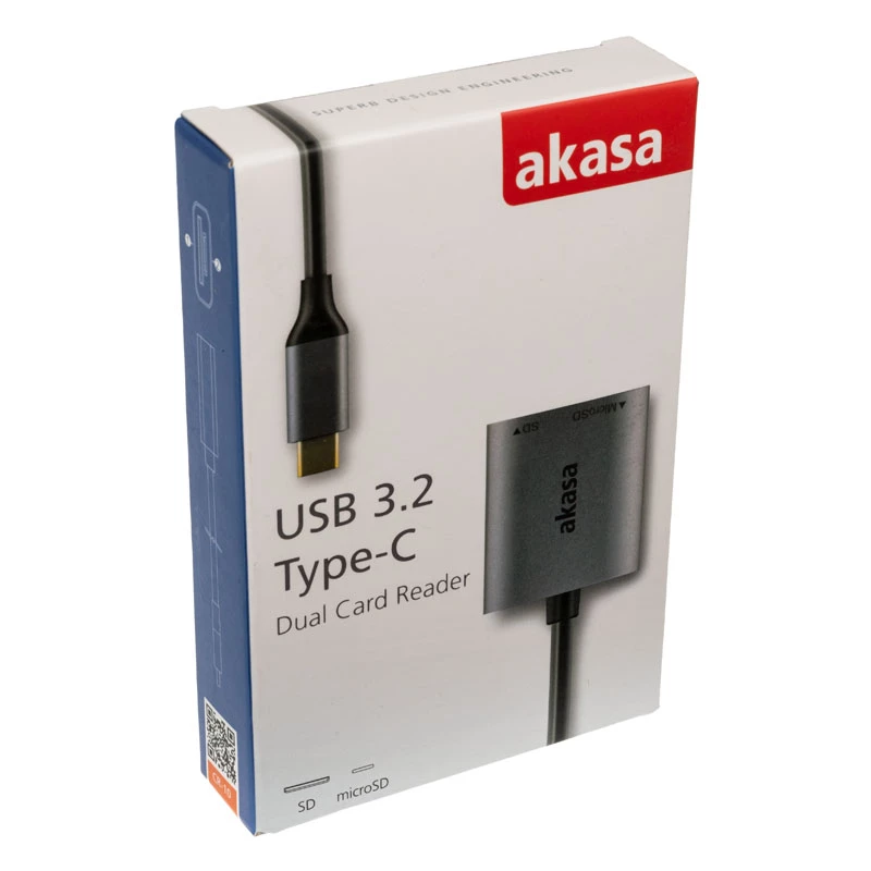 Kortelių skaitytuvas Akasa AK-CR-10BK