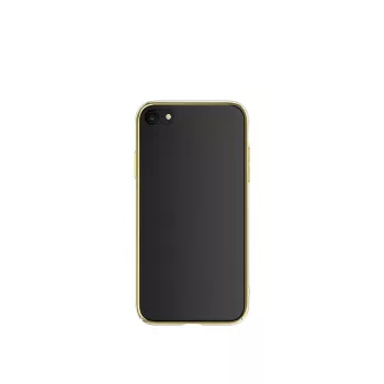 Apsauginis dėklas Devia Glimmer serija, skirtas iPhone SE2, auksinis, kietas PC nugarėlė