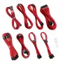 Modulinis 12VHPWR kabelių rinkinys su apvija CableMod RT-Series Pro ModMesh StealthSense Raudona – CM-PRTS-16X2KIT-NKR-R