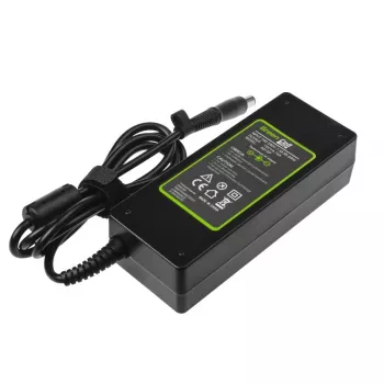 Maitinimo adapteris Green Cell AD15P 90W, skirtas HP nešiojamiesiems kompiuteriams, 19V 4.74A, AC-DC, vidaus naudojimui, 1,2 m laidas, juodas