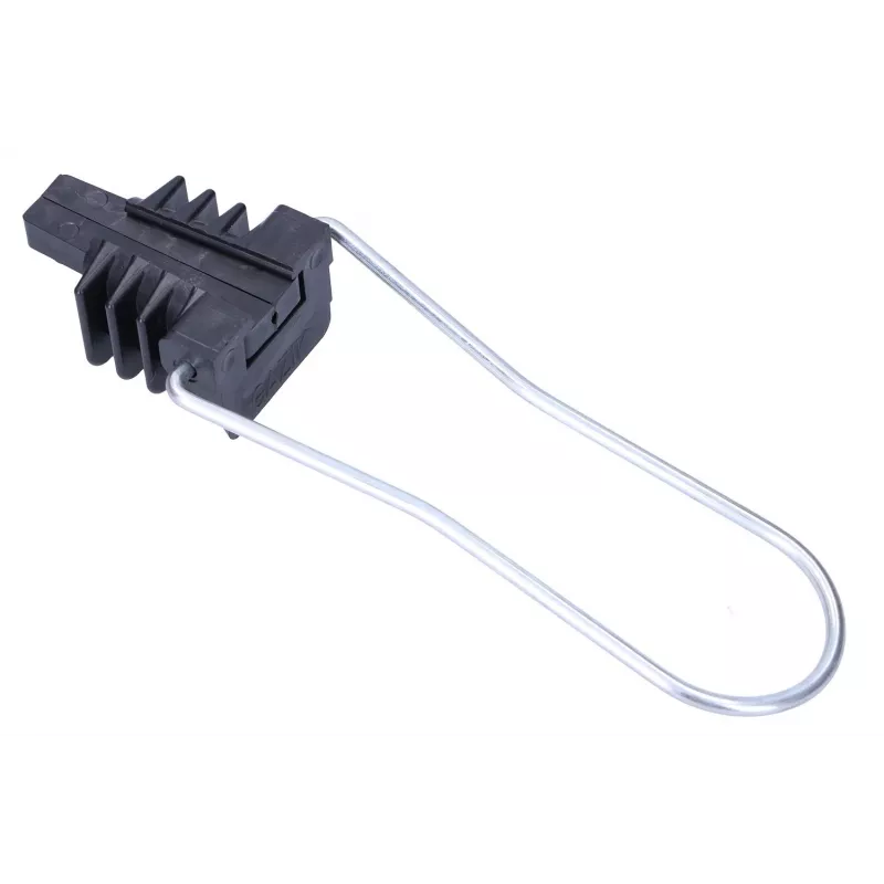 Opticinio kabelio tvirtinimas Extralink AC-12 2–24 skaiduloms, maks. ryšulio Ø 1,2 cm, ABS ir metalas, juodas