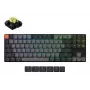 Mechaninė 80% klaviatūra Keychron K1X-B4 – USB + Bluetooth, QWERTY anglų, 87 klavišų, RGB apšvietimas, Pilka