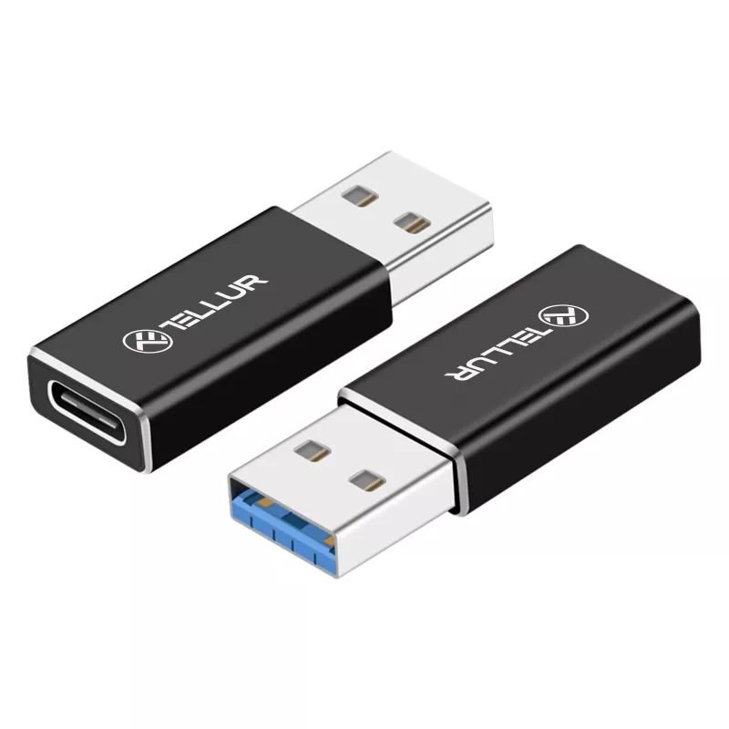 Tellur USB-A į USB-C jungties adapteris (kištukas–lizdas)