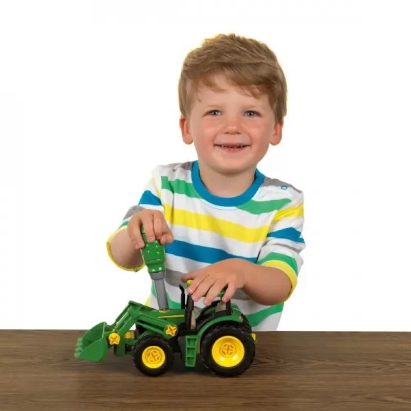 Žaidimų rinkinys Theo Klein 3906 – John Deere traktorius su priekaba