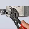 Replės Knipex 86 01 180 lygiais nasrais, žandų storis 1,2 cm