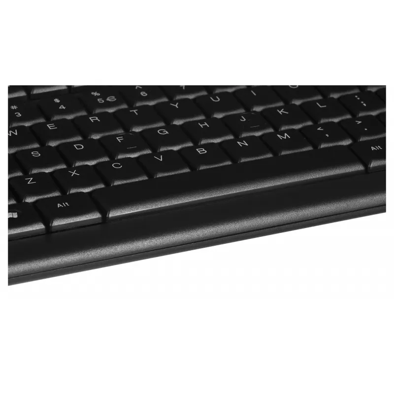 A4Tech KR-85 klaviatūra USB QWERTY JAV anglų juoda
