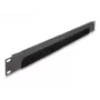 Šepečių panelė DeLOCK 66750 Pilka Metalinė Nailonas 19 colių