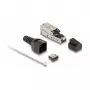 DeLOCK RJ45 kištukas į LSA Cat.6A be įrankių su įtempimo atlaisvinimu