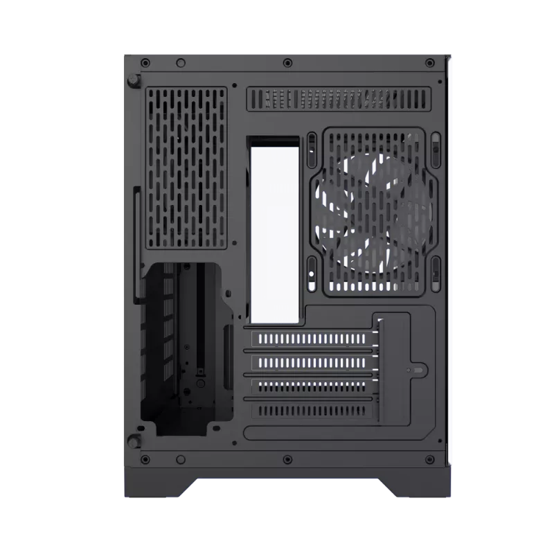 Gamemax HYPE-M BK korpusas | Juodas | Micro-ATX | Be maitinimo šaltinio