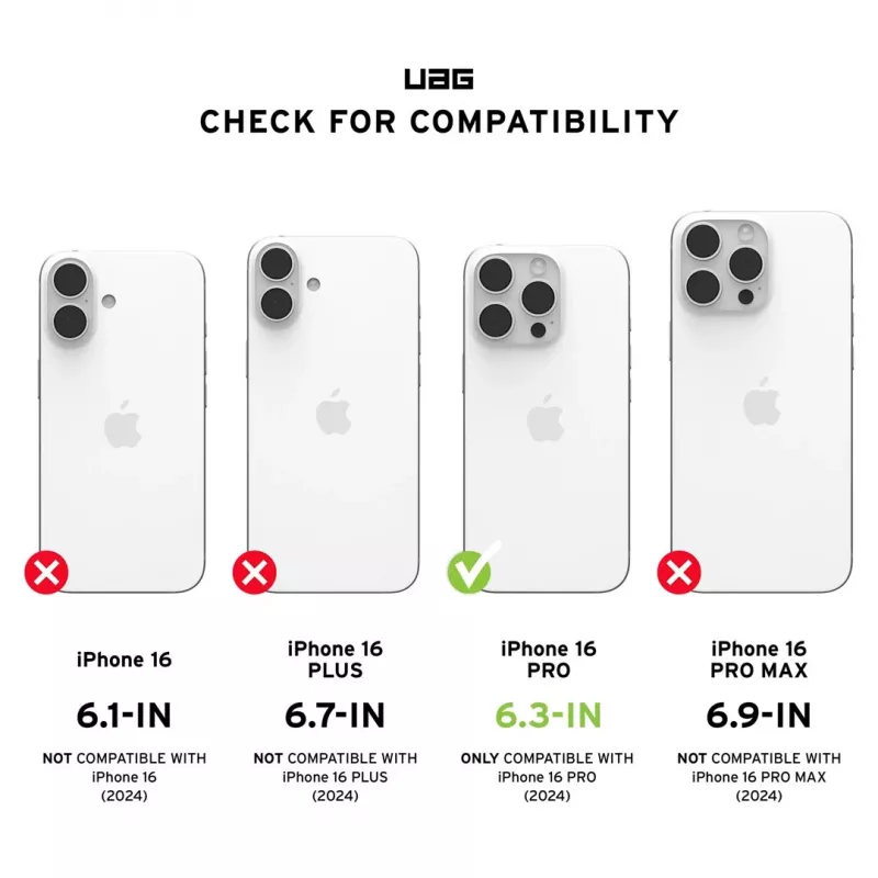 Urban Armor Gear Pathfinder dėklas mobiliesiems telefonams 16 cm (6,3 inch) Sidabrinis