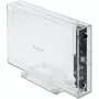 Išorinis HDD/SSD dėklas DeLOCK 42623 skaidrus 2.5/3.5 colio