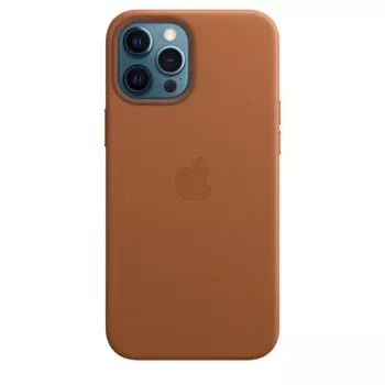 Apple Leather Case MHKL3ZM/A iPhone 12 Pro Max Saddle Brown Originalus