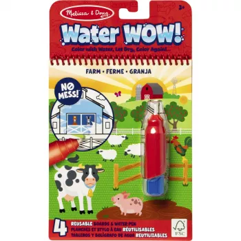 Water Wow Farm GML spalvinimo kilimėlis – Spinmaster daugkartinė vandens knygelė kelionėms