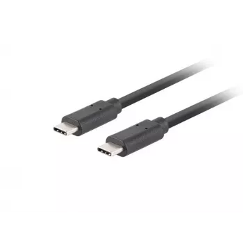 USB-C laidas M/M 3.1 gen 2 0,5m 10Gb/s PD100W juodas