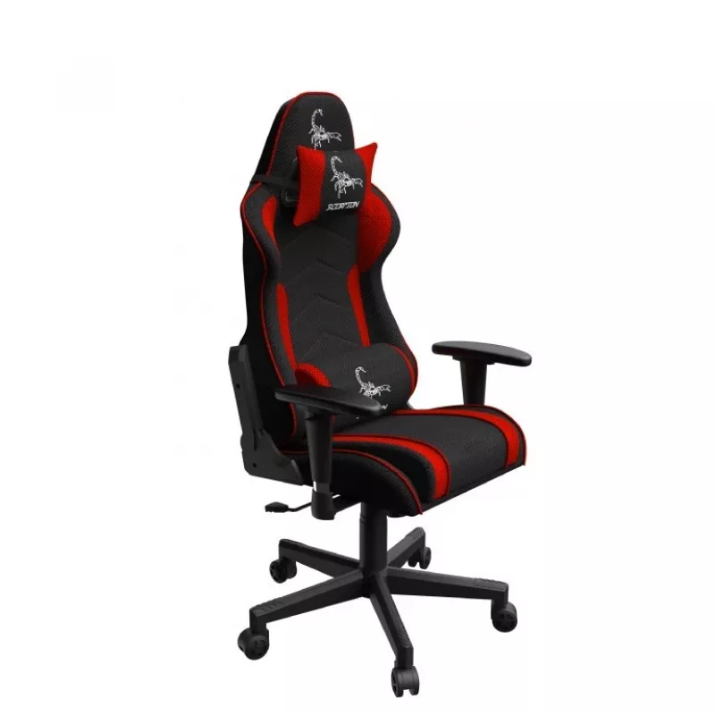 Gembird GC-SCORPION-01X – žaidimų kėdė PC, juoda/raudona