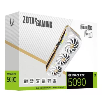 ZOTAC GAMING GeForce RTX 5090 SOLID OC White 32GB GDDR7 vaizdo plokštė