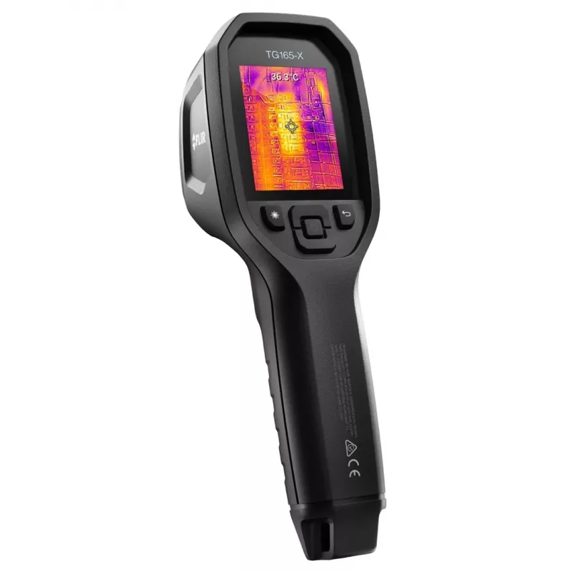 FLIR TG165-X MSX šiluminė kamera -25 iki +300 °C 80 x 60 pikselių 8.7 Hz MSX®, įmontuotas LED žibintas, skaitmeninis fotoaparatas