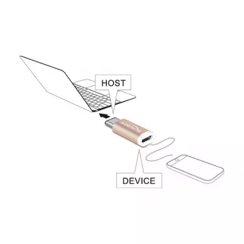 DeLOCK 65677 USB 2.0-C į Micro-B adapteris (lyties keitiklis)