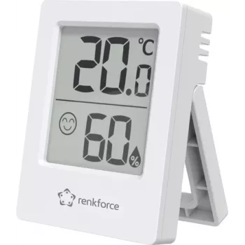 Renkforce RF-6417554 belaidis termo/higrometras baltas (RF-6417554)