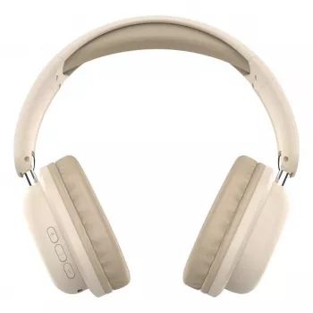 Belaidės ausinės DEFENDER EEMOTION B640 BEIGE – uždengiančios ausis, uždaro akustinio tipo, USB-C, AUX, 20–20000 Hz, 105 dB
