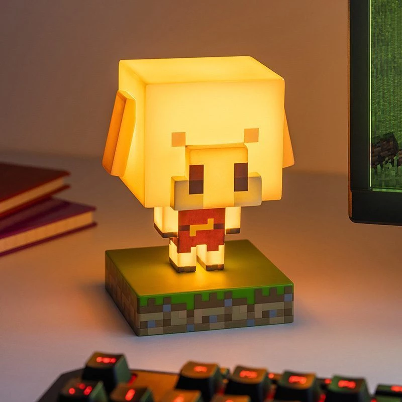 Stalinė lempa Paladone Icon Light PP14431MCF Piglin LED, dekoratyvinis žaidimų tematikos dizainas