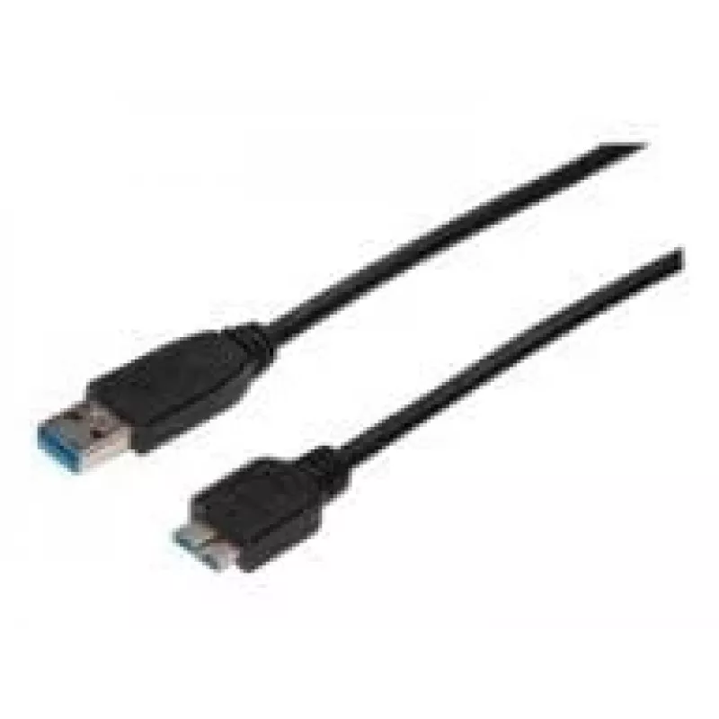 ASSMANN SuperSpeed USB 3.0 laidas, USB A kištukas į Micro USB B kištuką, Cu AWG 28, 2x ekranuotas, ilgis 1,0 m (AK-300116-010-S)