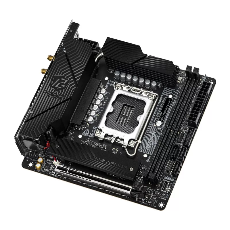 ASRock B760I Lightning WiFi DDR5 Mini-ITX pagrindinė plokštė LGA1700