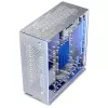 Singularity Computers Wraith ITX/DTX kompiuterio korpusas, sidabrinis