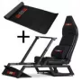 Next Level Racing F-GT Formula lenktynių simuliatoriaus kėbulas + grindų kilimėlis