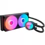 Skystas CPU aušintuvas NZXT Kraken Core RGB 240 – All-in-One 240 mm radiatorius, RGB apšvietimas, juodas