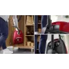 Siurblys Bosch BGB 41RD3H — 600 W, 4 L dulkių maišas, HEPA filtras, 11 m spindulys, teleskopinis vamzdis, raudonas