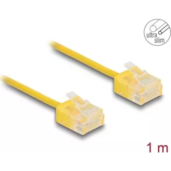 DeLOCK RJ45 Cat.6 UTP 1m geltonas tinklo kabelis