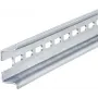 Rack bėgelis Rittal 4933.000, plieninis, sidabrinis, gylis 455 mm, pakuotė po 6 vnt.