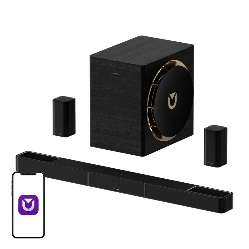 Garsiakalbių sistema Ultimea Skywave X70 (modelis U442A) – 7.1.4 kanalų Dolby Atmos garso juosta