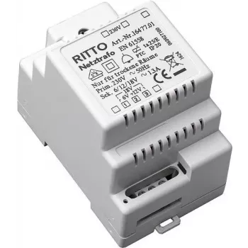 Maitinimo blokas Ritto 1647701 24V 1,5A – DIN bėgiui 24 V DC, 1,5 A išėjimas