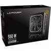 LC Power Super Silent Modular Series LC6550M V2,31 - Maitinimo blokas (vidinis) - ATX12V 2,3 - EPS12V - 80 PLUS Gold - AC 110-240 V - 550 W - aktyvus PFC - Hammered Black