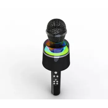 Belaidis karaoke mikrofonas su garsiakalbiu Gembird GMB Audio MICBT-01-BK