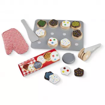 Medinis žaidimų rinkinys „Slėpynės ir kepk sausainius“ Melissa & Doug 6074870