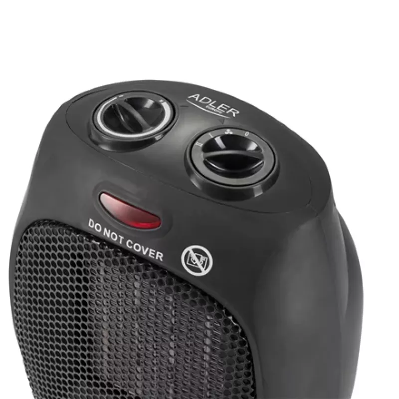 Adler AD 7702 Elektrinis ventiliatorinis šildytuvas patalpoms Nerūdijantis plienas 1500 W