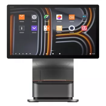 Sunmi T3 PRO MAX P01250004 15,6 colio Full HD NFC kasos sistema, juoda ir oranžinė