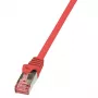 Logilink PrimeLine – Patch-Cable – RJ-45 (kištukas) – RJ-45 (kištukas) – 1 m – SFTP, PiMF – CAT 6 – lygus, halogenų neturintis – raudonas (CQ2034S)