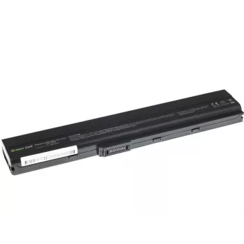 Baterija Green Cell AS02, skirta ASUS K52 serijai – Li‑Jon 4400 mAh, 11,1 V, 6 elementų, juoda