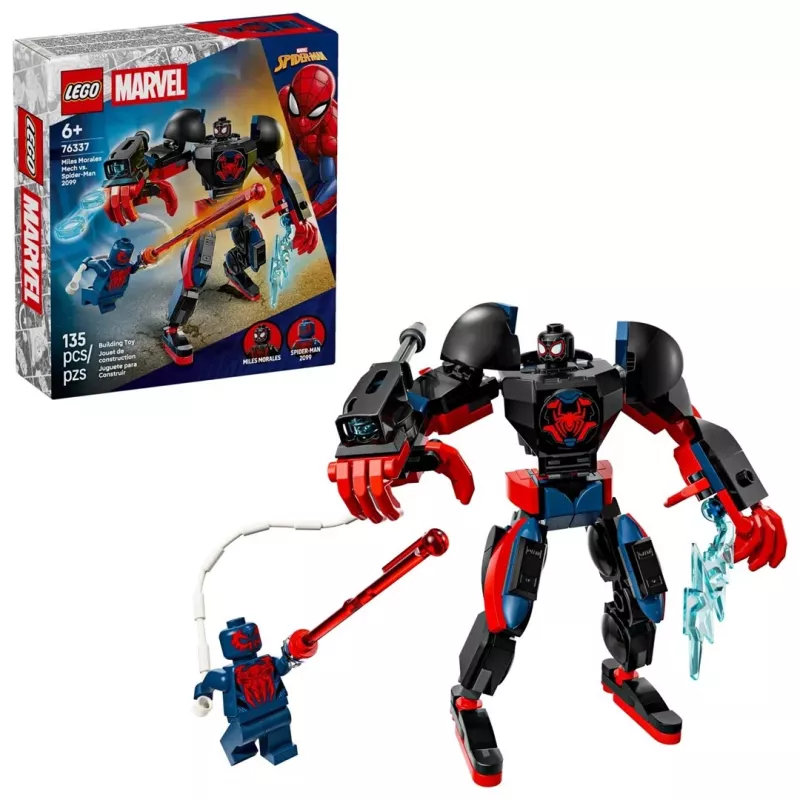 LEGO MARVEL 76337 Miles Morales Mech vs. Spider-Man 2099