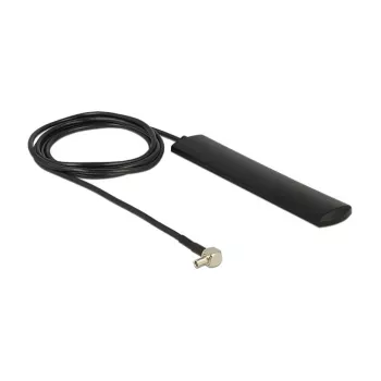 DELOCK LTE antena TS-9 kištukas 90 3 dBi kryptinė standi juoda lipniu tvirtinimu