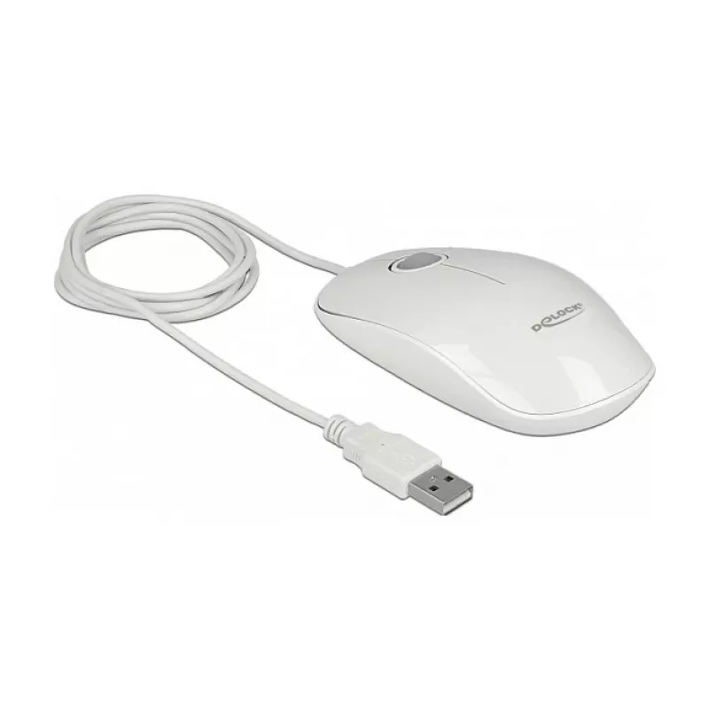 Pelė DeLOCK 12537 USB Type-A optinė 1200 DPI