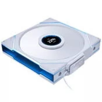 Korpuso ventiliatorius Lian Li UNI FAN TL LCD Wireless ARGB PWM 140mm Baltas