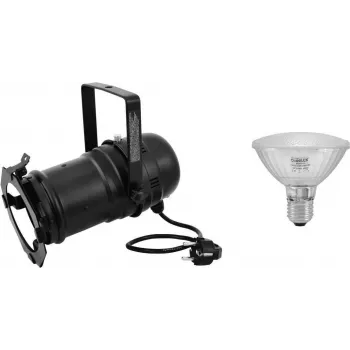 LED lemputė Spot PAR-30 EUROLITE 20000286 11W 6500K šaltai baltai šviesai scenos ir akcentiniam apšvietimui