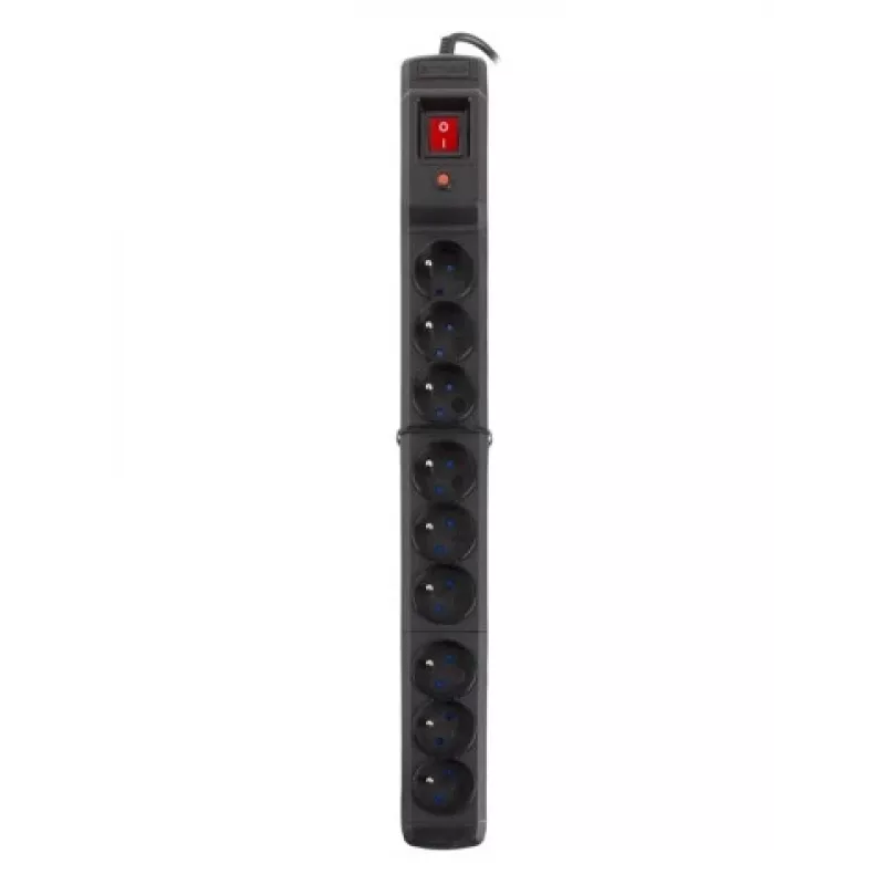 Įtampos apsaugos blokas Armac M9/15/CZ juodas 9 lizdai 250V 1,5m