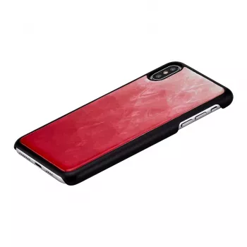 Dėklas „iKins“ iPhone XS Max – rožinis ežeras su juodais akcentais