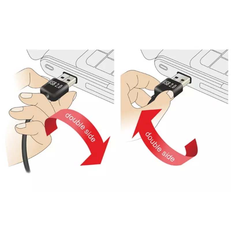 USB kabelis DeLOCK 2m USB 2.0 A - B m/m